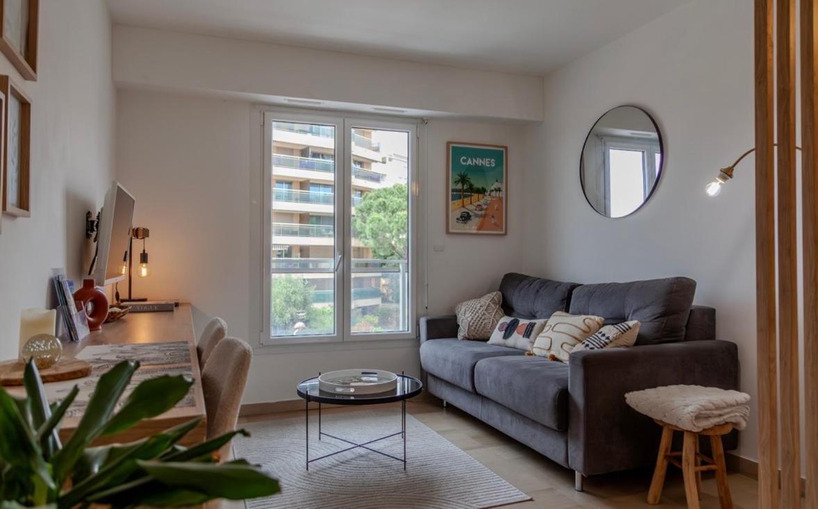 Studio Lumineux A 2 Mn A Pied De La Plage Канны Экстерьер фото